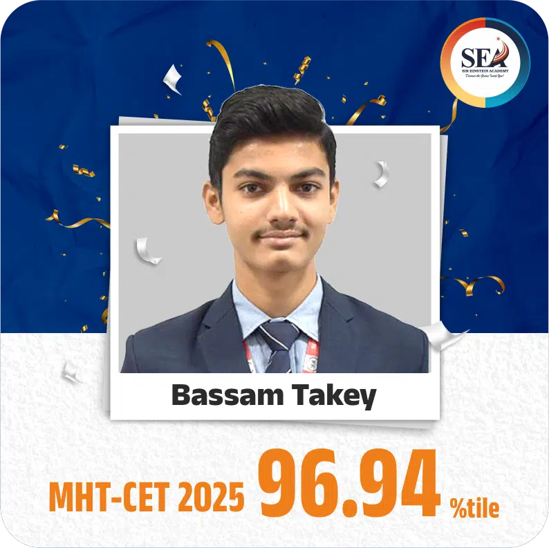 Bassam Takey - MHT-CET 2025 - 96.94 %tile