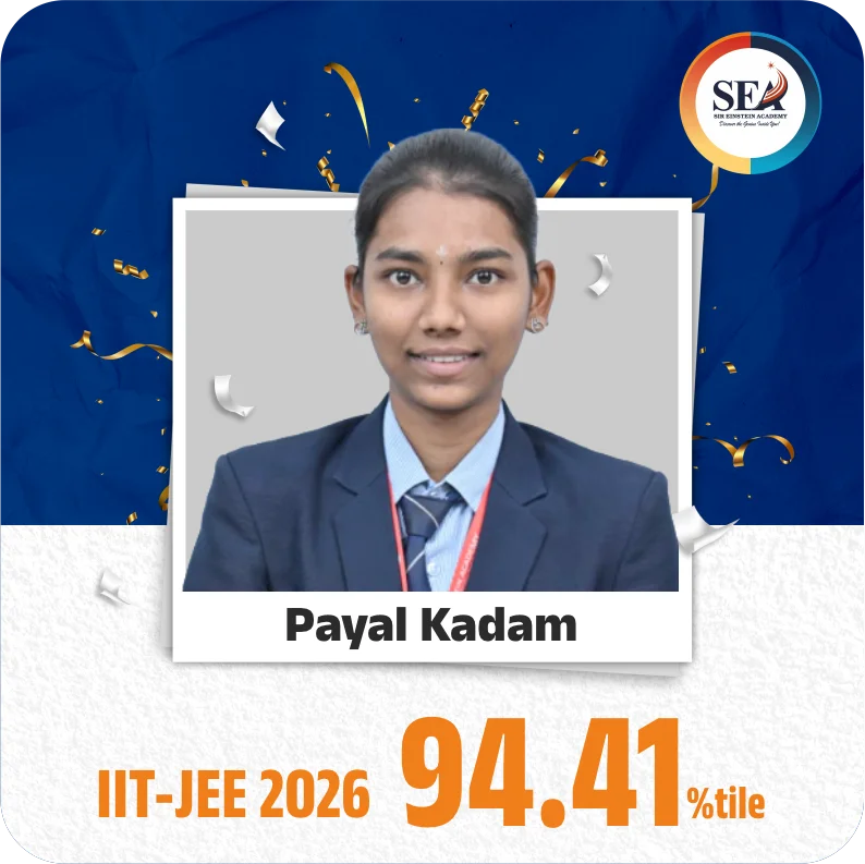 Kadam Payal Dilip - IIT JEE - 94.41 %tile