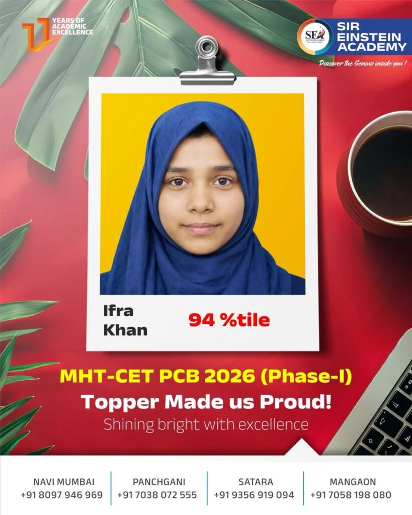 Khan Ifra Nizar - MHT-CET 2026 - 94
