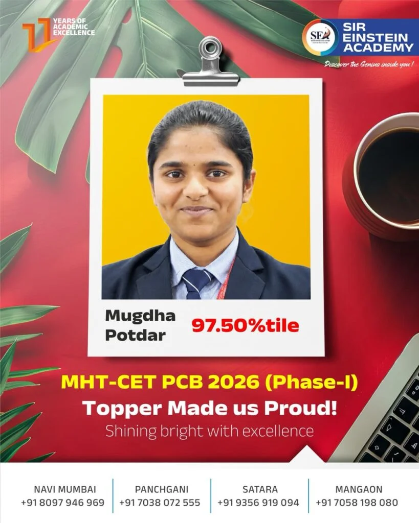 Potdar Mugdha Amol - MHT-CET 2026 - 97.5